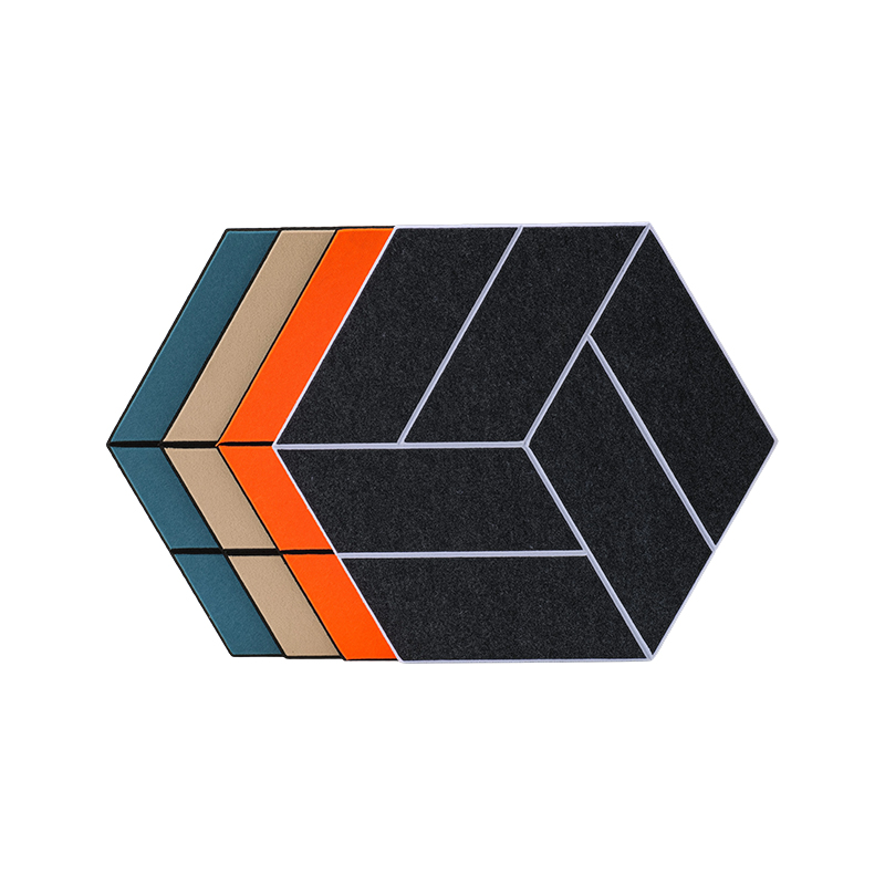 맞춤형 홈이 있는 폴리에스테르섬유 흡음 패널