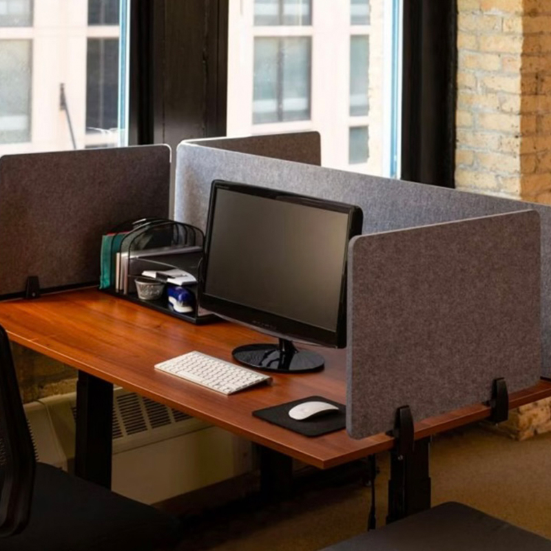 Spesonic 환경 친화적인 폴리에스테르섬유 애완 동물 책상 분배자 건강한 흡수 폴리에스테 청각적인 책상 스크린