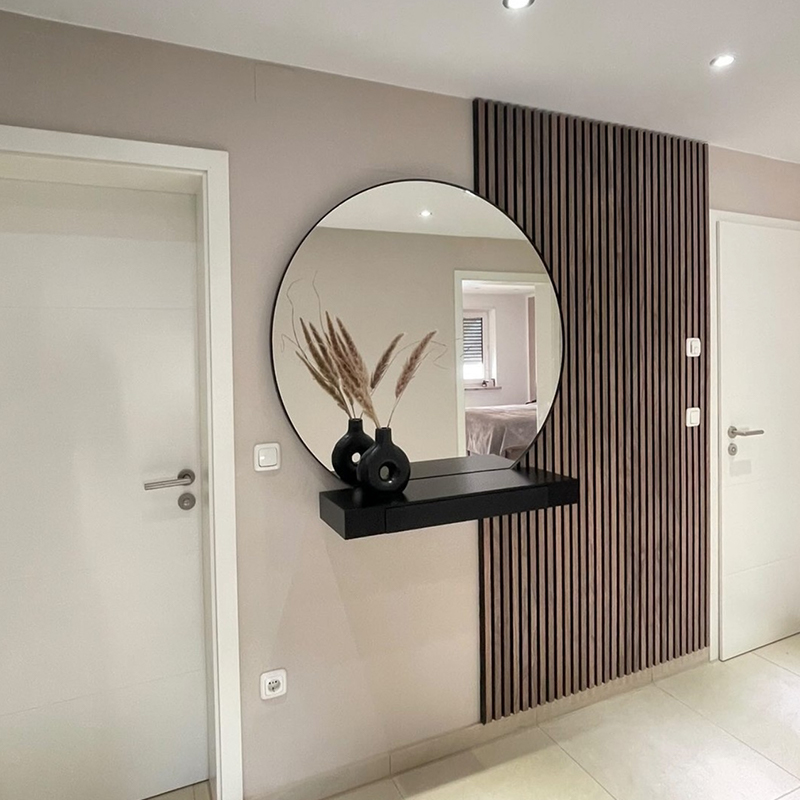 다양한 재료 나무 스트립 사무실 장식 벽 패널 격자 흡음 패널 그래픽 디자인 프로젝트 솔루션