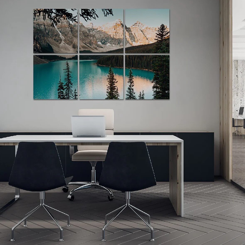 인쇄 가능한 열전달 벽화 패널 - 자체 접착성, 방음성, 강당/학교에 적합