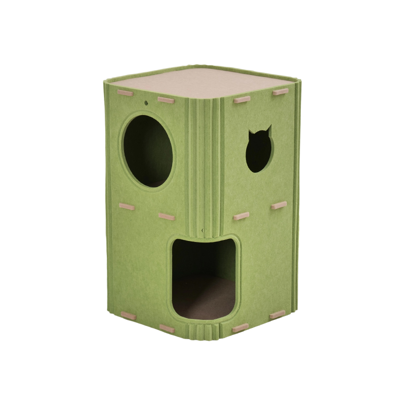 친환경 음향 패널 고양이 침대, 흡음 소음 감소 기능을 갖춘 현대적인 디자인, 쉬운 설치, 고양이를 위한 긁힘 방지 표면, 무공해 소재, 아늑한 애완 동물 휴양지, 소음에 민감한 고양이에게 이상적, 내구성이 뛰어난 고양이 보호소
